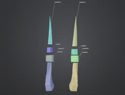 Antelope modified horns 3d model