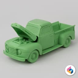 Foldable pickup truck Ford F1 3d model