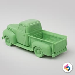 Foldable pickup truck Ford F1 3d model