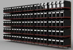 Peg Board Gridfinity Bin System 3d model