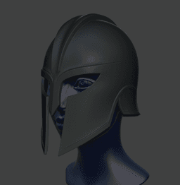 Achilles Greek Troy Helmet – Ancient Warrior Cosplay Mask 3d model