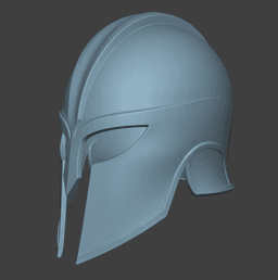 Achilles Greek Troy Helmet – Ancient Warrior Cosplay Mask 3d model