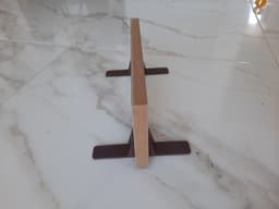 Wood plate support 3d model