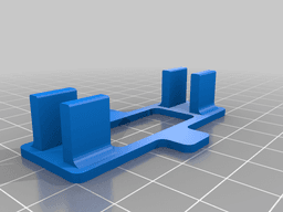Smaller CD Case Stand (6mm depth) 3d model