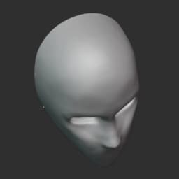 Faceless Killer Mask 3d Stl File | Faceless Killer Mask Digital File 3d model