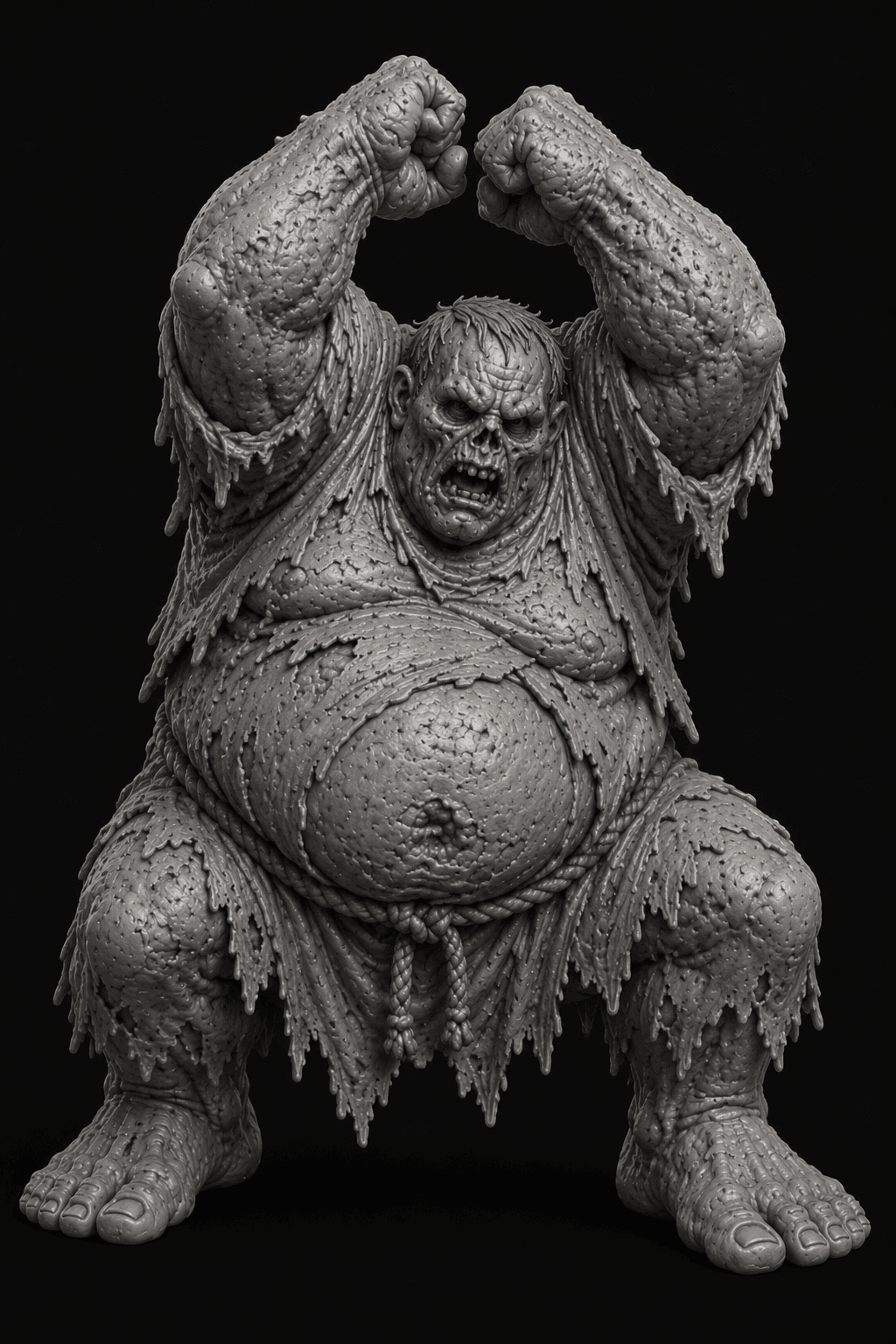 Bloated Zombie.stl 3d model