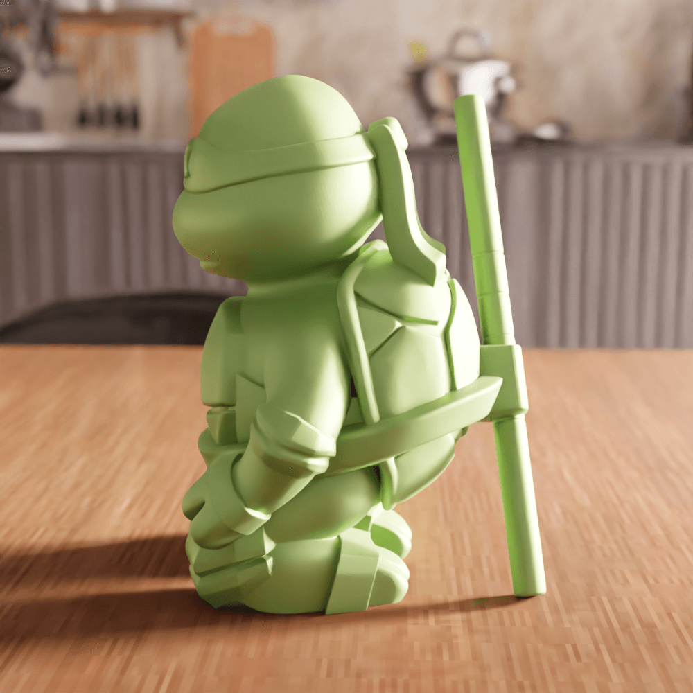 Chibi Ninja Turtle Character Figurine 3d model
