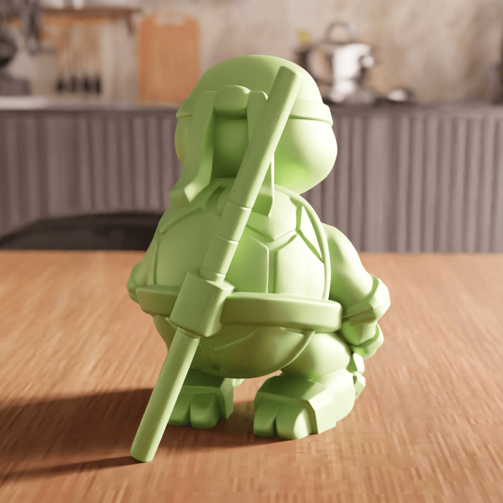 Chibi Ninja Turtle Character Figurine 3d model