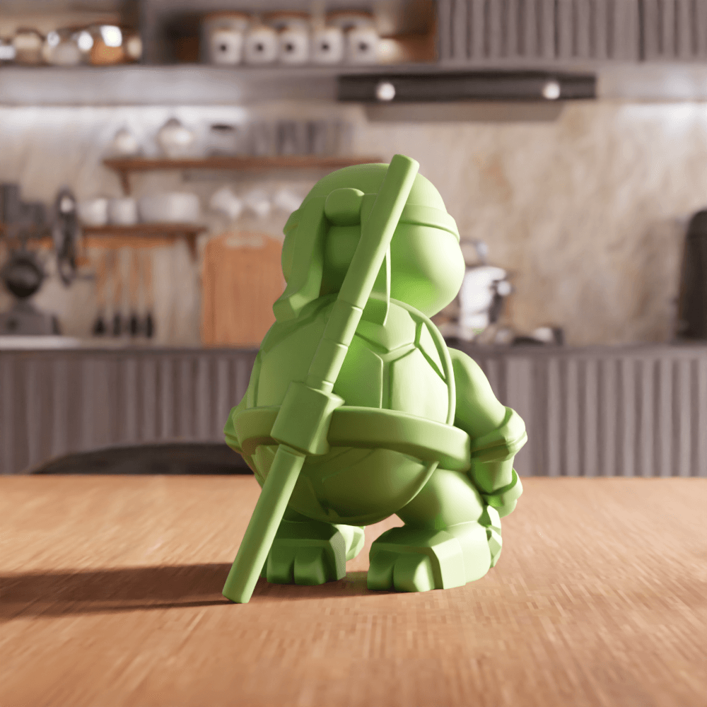 Chibi Ninja Turtle Character Figurine 3d model