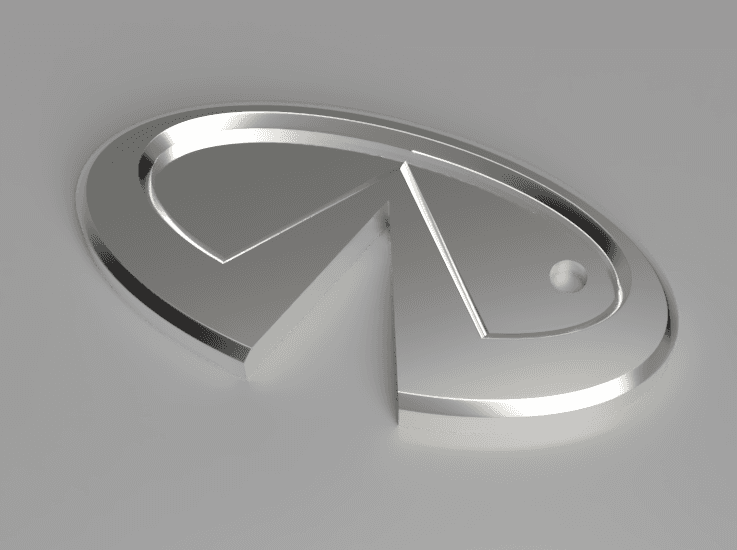 Infiniti key ring 3d model