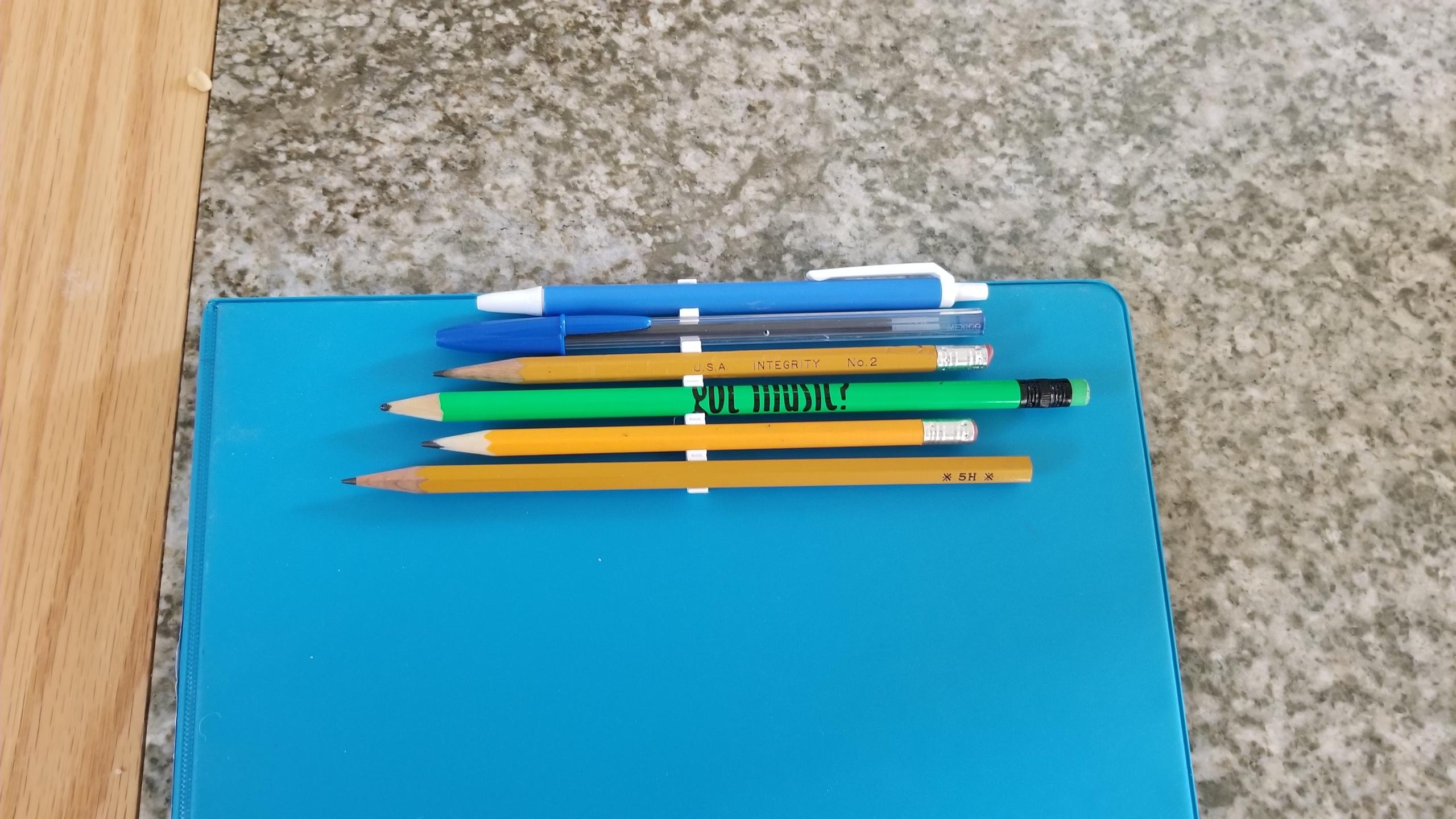 Pen and Pencil Clip 3d model