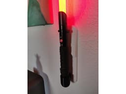 Lightsaber wall mount (vertical) 3d model