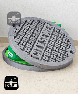 Teenage Mutant Ninja Turtles Sewer Diorama / Multiparts / Split 3d model