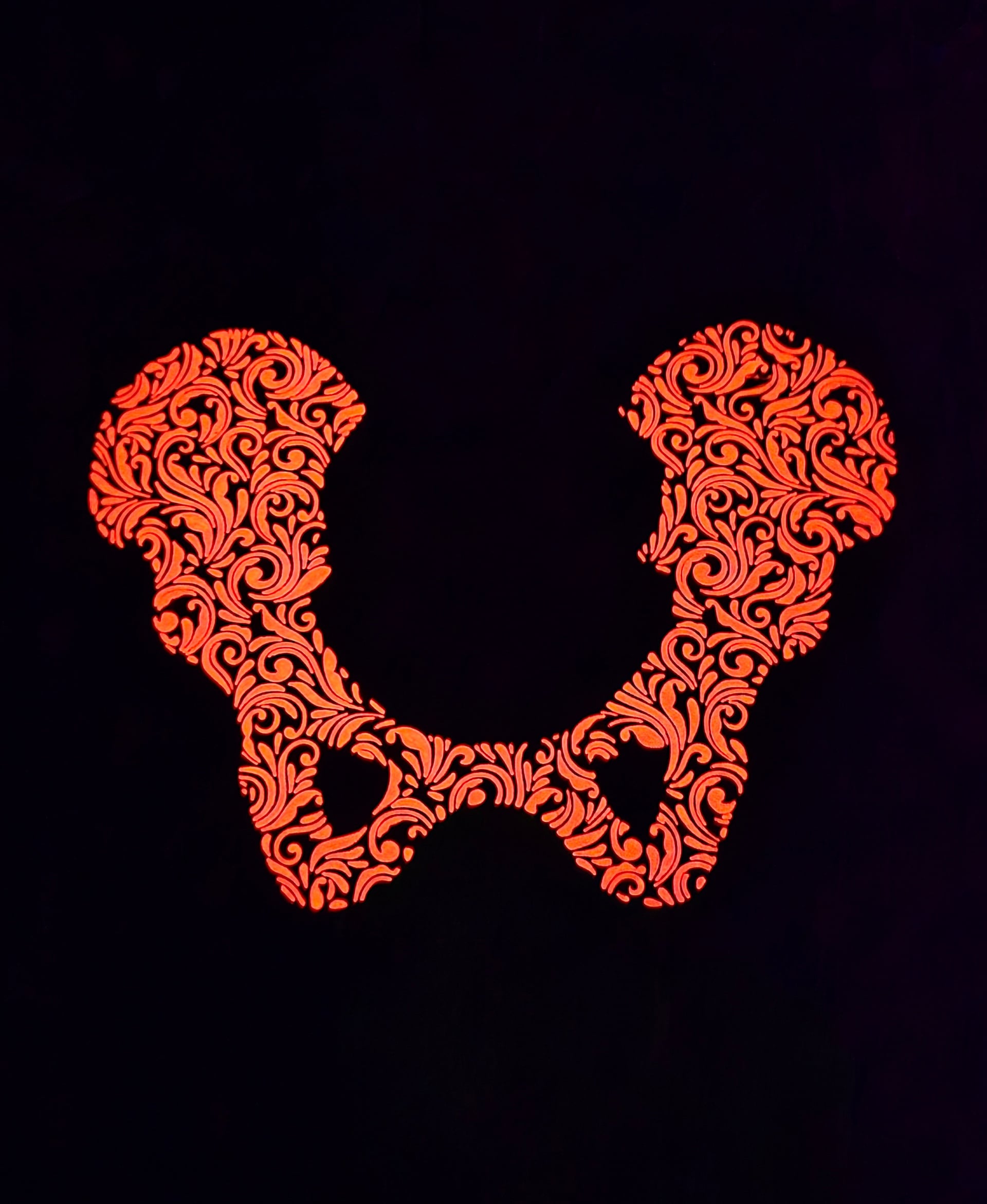 Damask Skeleton Bones 3d model