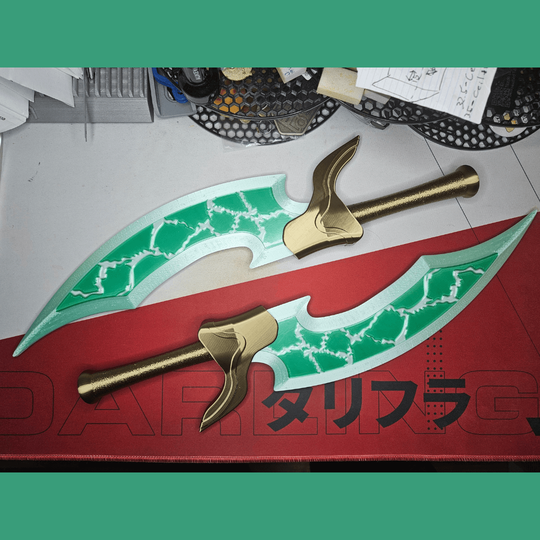 Sunraku's Marsh Daggers V3 3d model