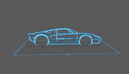 Ford - GT Wall Art 3d model