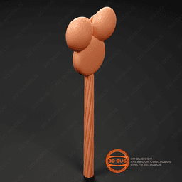 Cookie in Minnie Mouse style 3d model