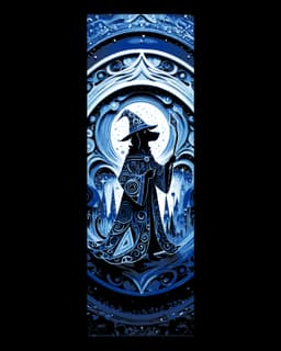 Paper art set of bookmarks - The Great Wizard Ruffus the Dog 3d model