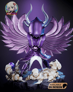 Saint Seiya Aiacos Chibi - Premium Collectible 3d model