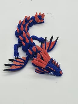 Pre-painted Shadow Spike Dragon 3d model