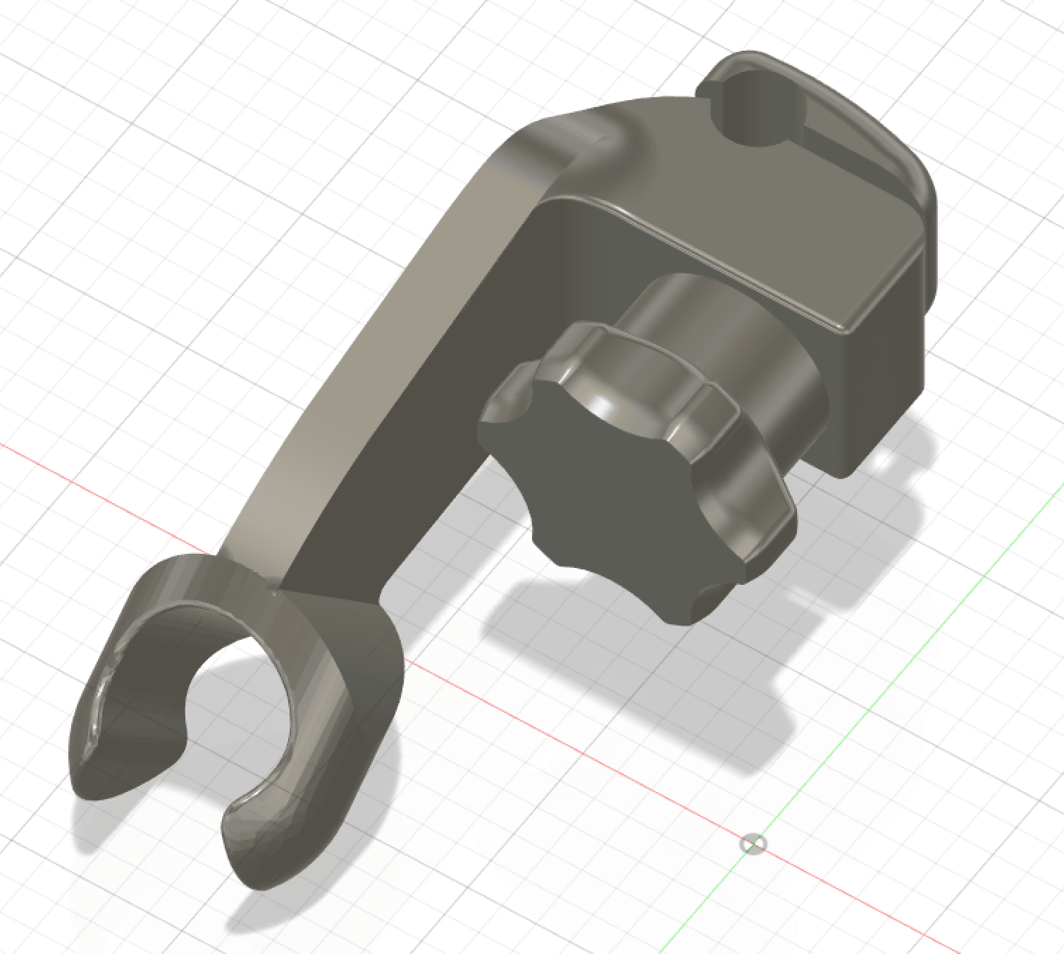 Shower holder for 12mm pipes (EU standard) 3d model