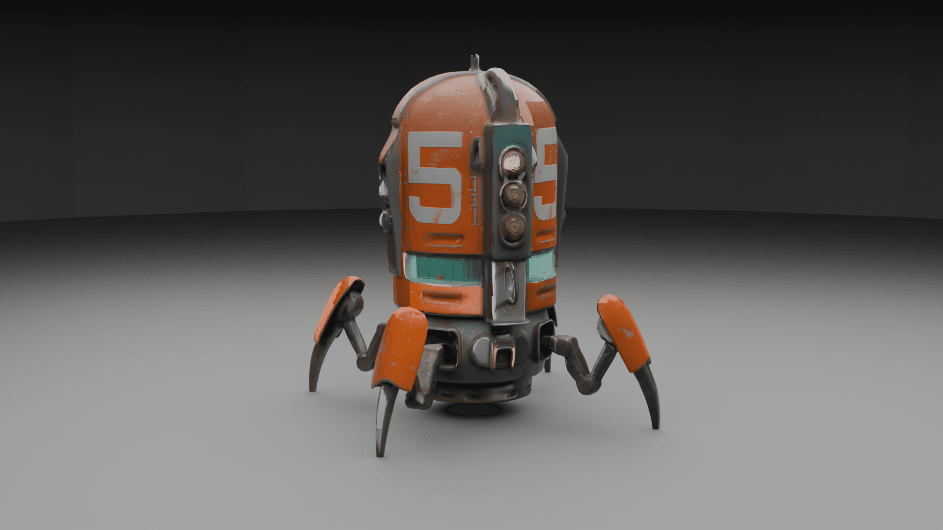 SpiderBot 5 3d model