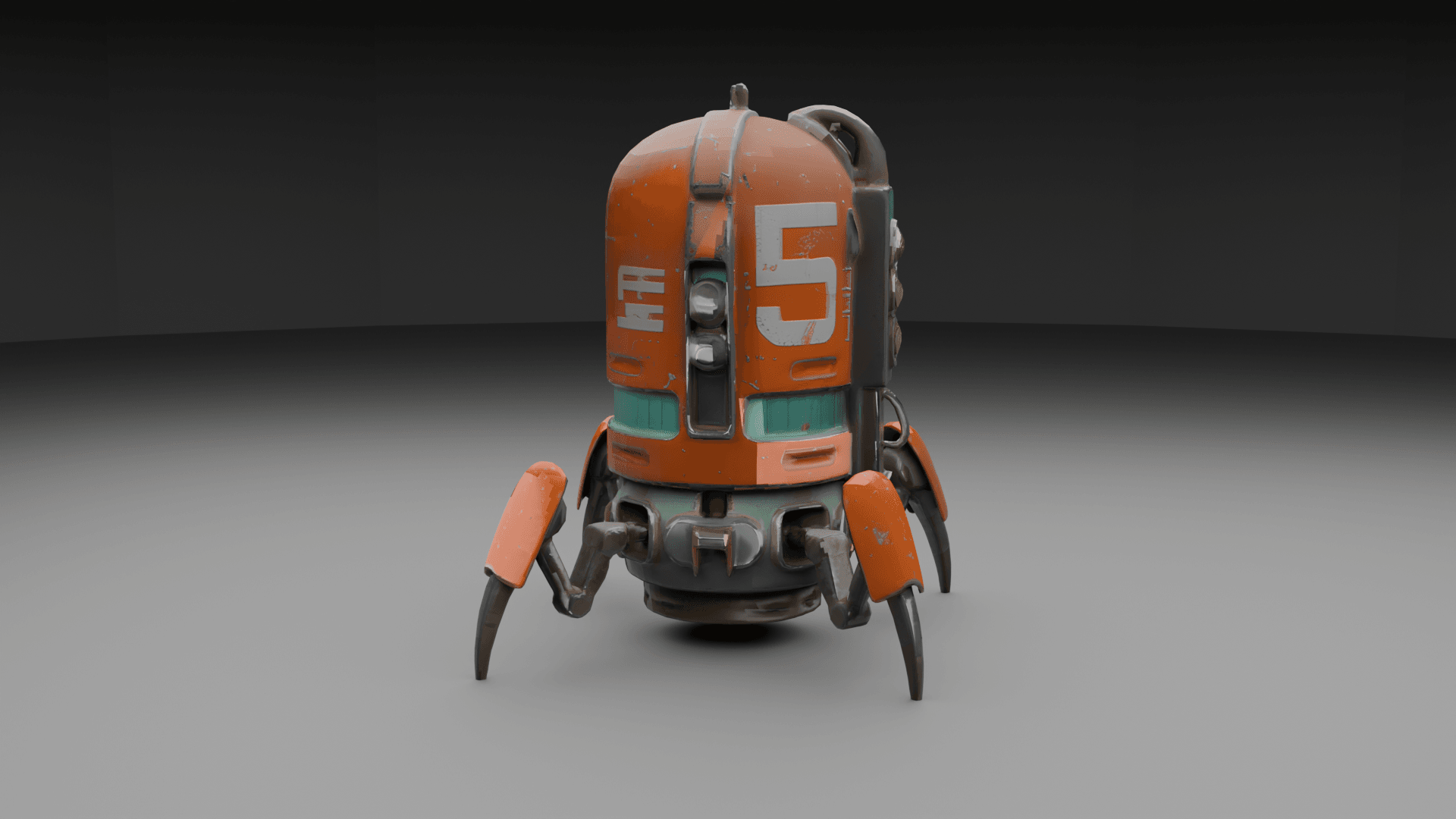 SpiderBot 5 3d model