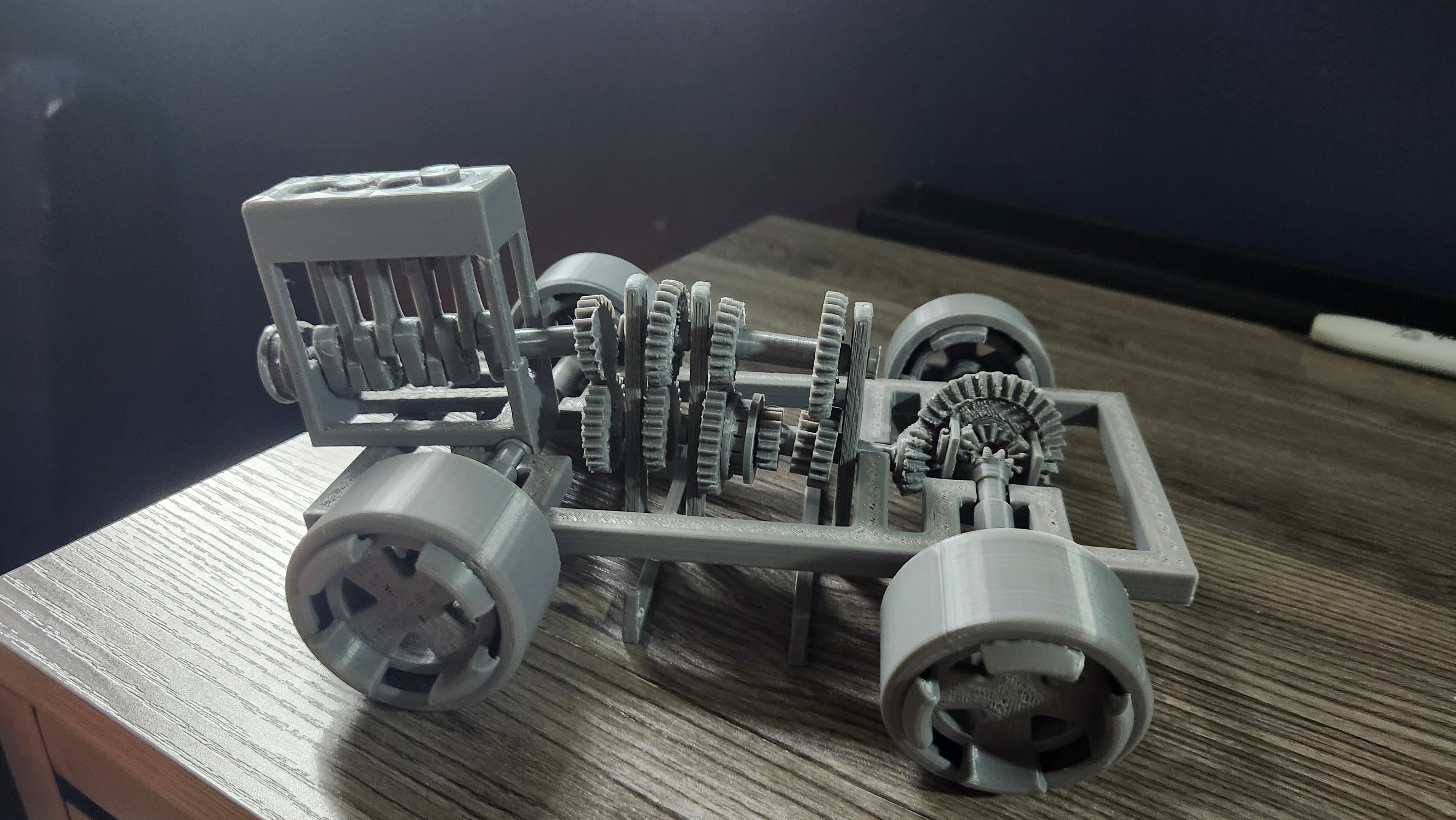 MiniMoto Educational Drivetrain V1-Fixed 3d model