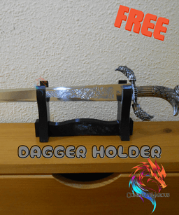 Dagger Holder / no supports / 3mf included 3d model