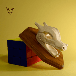 Charizard Skull Hanging : Pokemon Charizard Skull 3d model