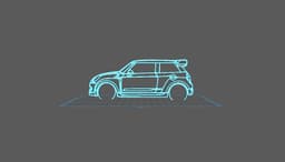 Mini Cooper - S GP Wall Art 3d model