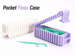 Pocket Floss Case | Portable Floss Pick Holder 3d model