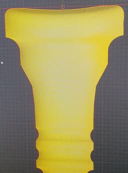 Wedge Screamer Trumpet Mouthpiece 3d model