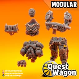 Heavy Unit Space Aggressor Simple 3d model