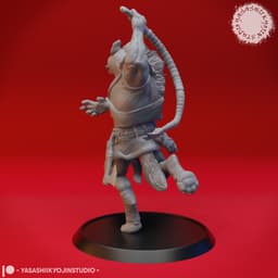 Gnoll - Tabletop Miniature (Pre-Supported) 3d model