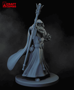 Mage - Wizard - Aurelius Keymind - D&D Mini 3d model