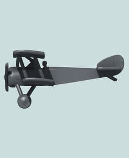 1:144 Sopwith Pup (RNAS) 3d model