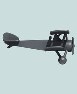 1:144 Sopwith Pup (RNAS) 3d model
