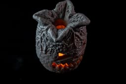 Alien Egg Jack o' Lantern LED Tealight (Pre Supported) 3d model