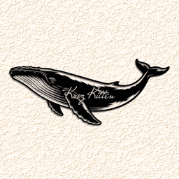 Blue Whale wALL art Home Decor 3d model