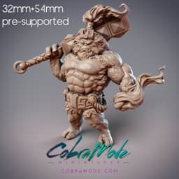 Yeti Bruiser - Chongyang, Xueren Adept (Pre-supported) 3d model