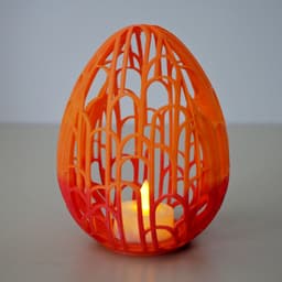 Large Art Deco Easter Egg Box 3d model