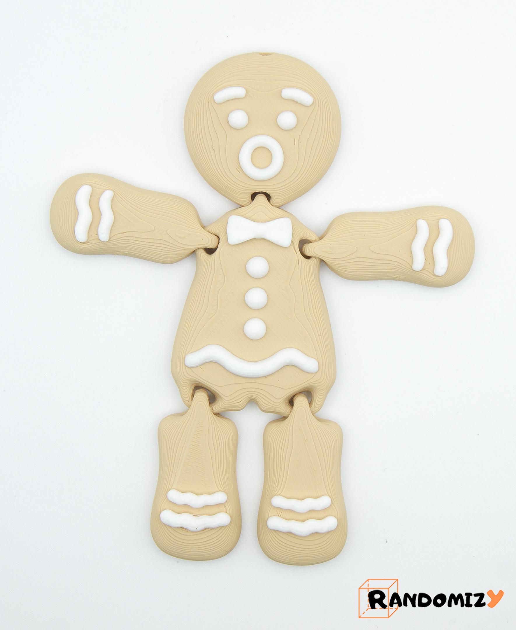 Flexi Gingerbread Man #3 3d model