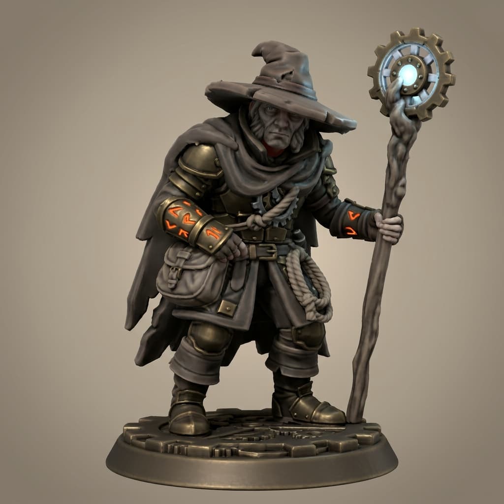 Iris and Orin - Mule Handler STL - Vault of the Star Forge Meshy Miniatures 3d model