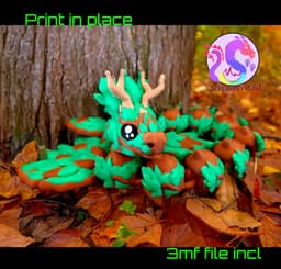 Hazel the Fall Dragon *Personal Use* 3d model