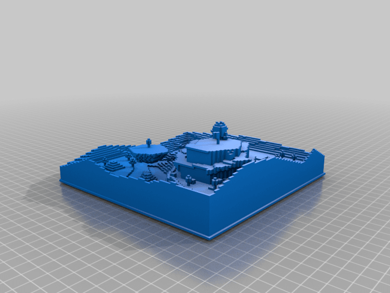 Minecraft Mario 64 3d model