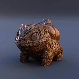 001. Bulbasaur 3d model