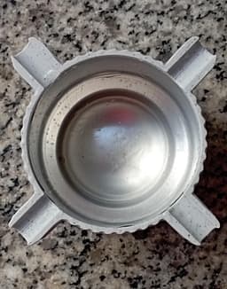 Ashtray with recycled 33cl or 50cl cans Mimbre y Leather 3d model