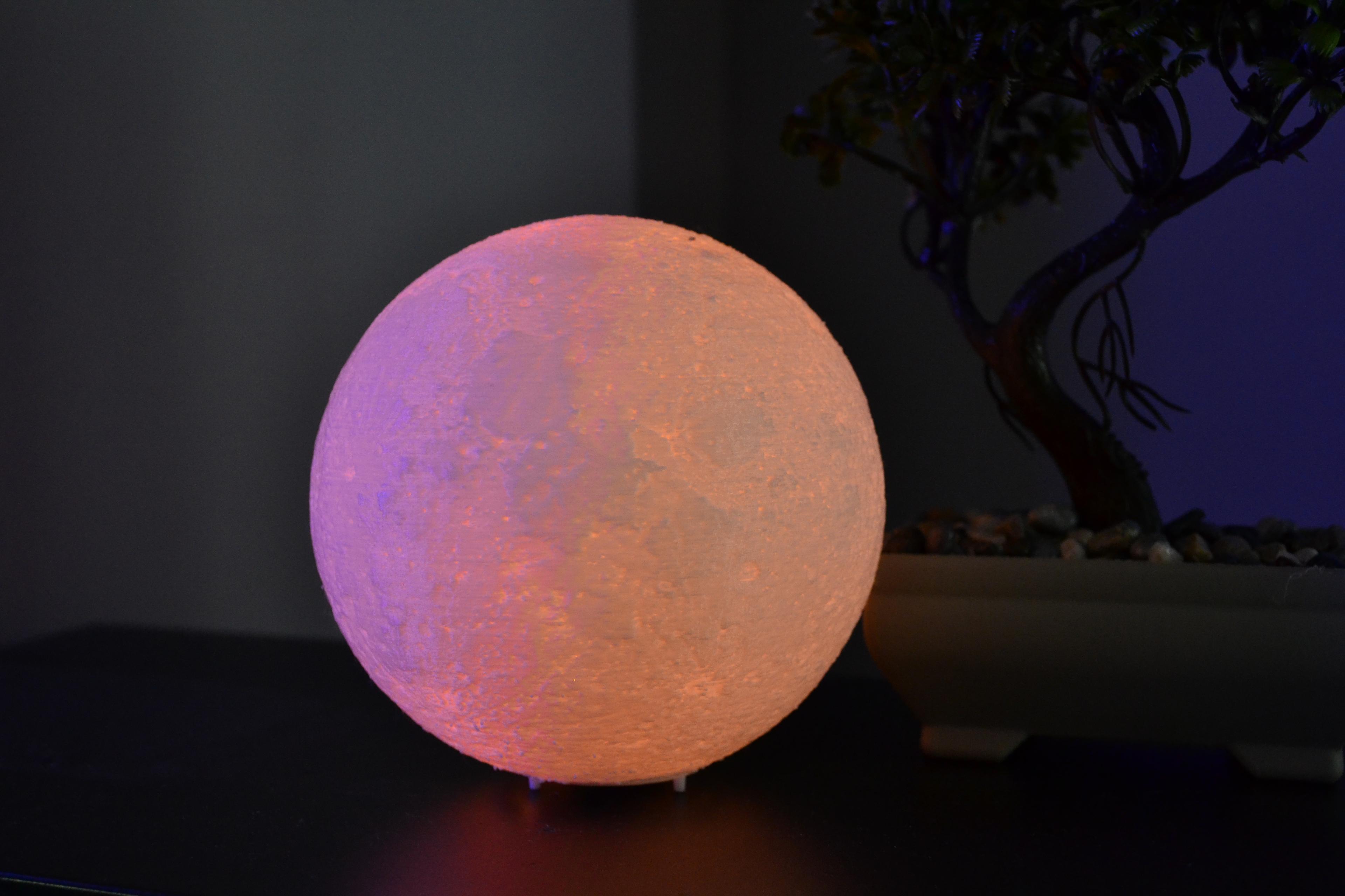 NASA Moon Lamp With Tealights 3d model