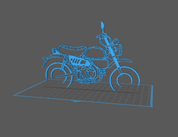 Honda - Monkey 125 Wall Art 3d model